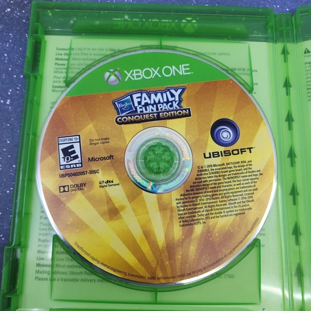 Hasbro Family Fun Pack: Conquest Edition (Microsoft Xbox One, 2016) Video Game